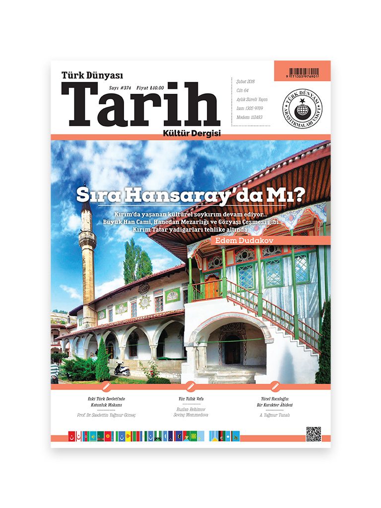 Türk Dünyası Tarih Kültür Dergisi <br><h3>Şubat 2018 - Sayı 374</h3> 1